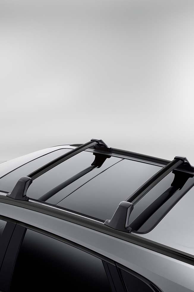 Barras de techo transversales en negro para tu Cadillac XT4 2025