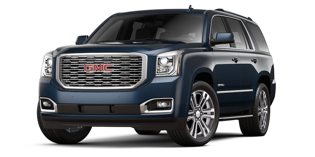Yukon Denali en color azul mediterraneo metálico