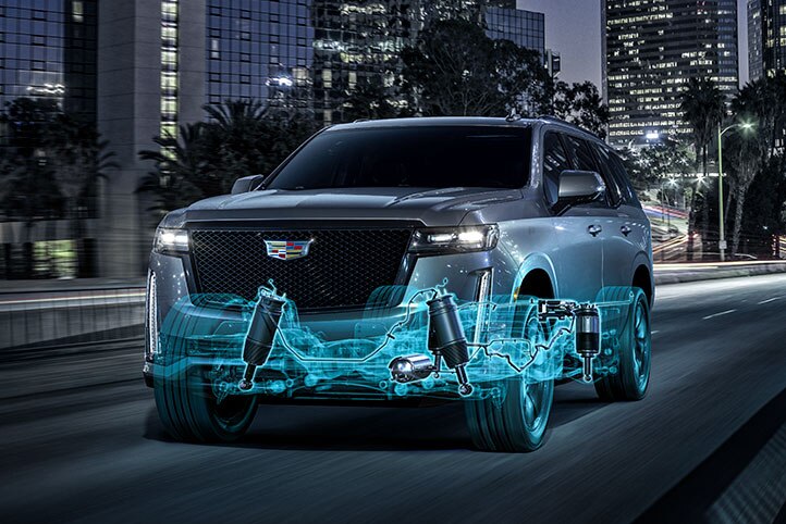 Suspensión Air Ride Adaptive en tu camioneta de lujo, nueva Cadillac Escalade 2025