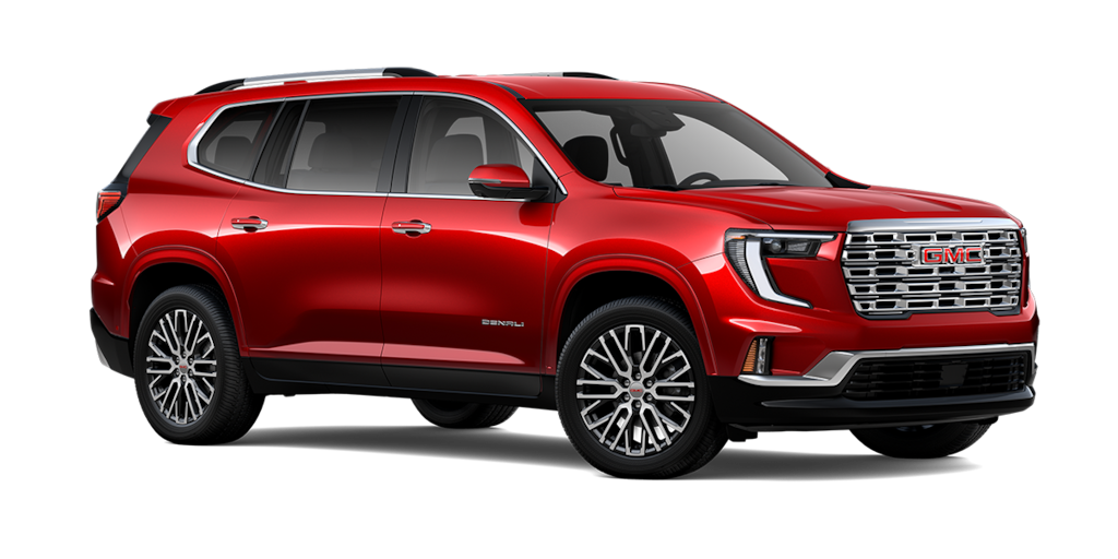 GMC Acadia 2026 versión Denali color Radiant Red